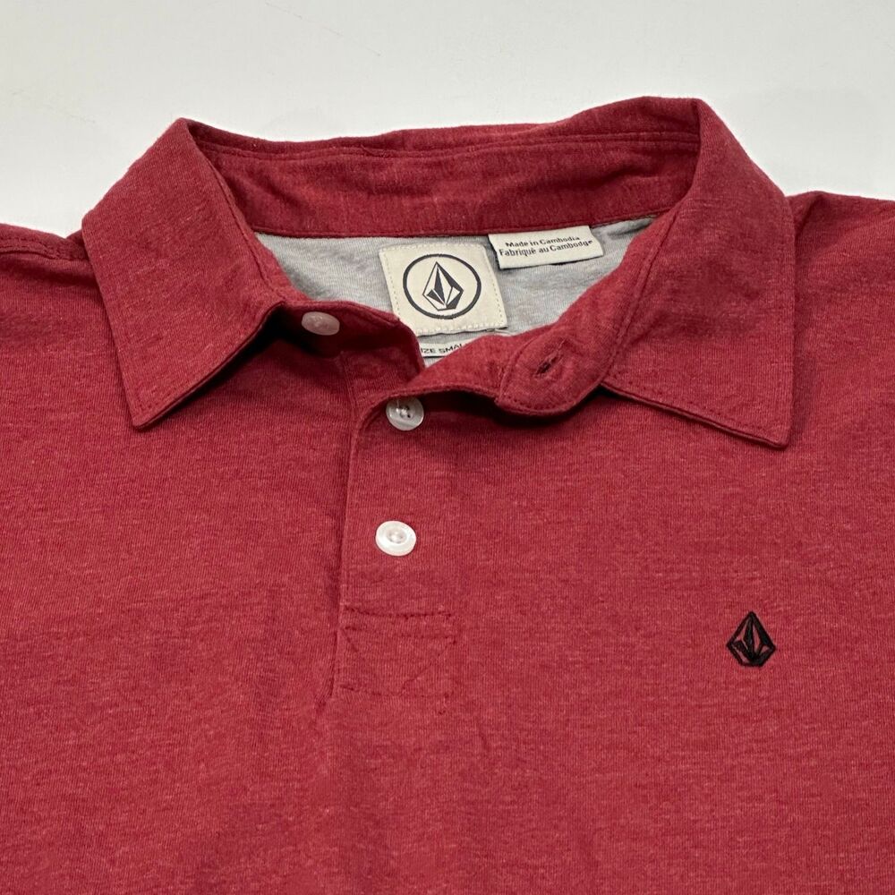 Volcom Logo Men's Polo Shirt Size Small